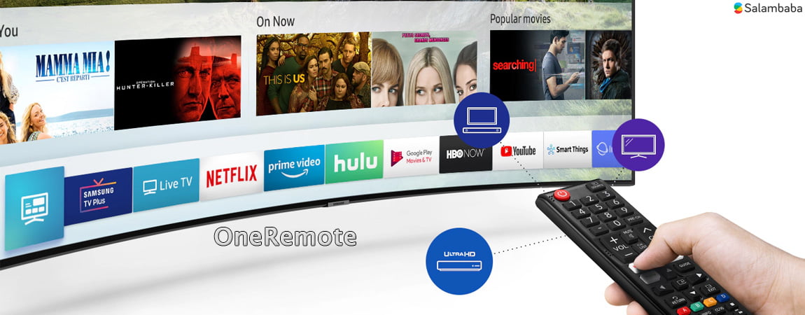 OneRemote در تلویزیون سامسونگ RU7300